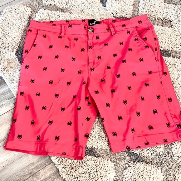 🦀Upstanders,36,The Cutest Crab, Flat-Front Shorts, Excellent Condition,Flex - Picture 1 of 9